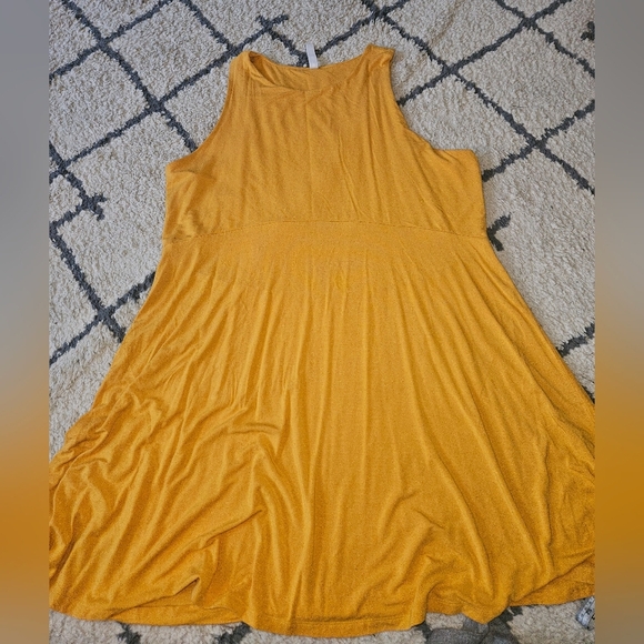 Athleta Santorini Stretchy Cotton Mini Dress 2xl - Picture 6 of 7
